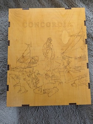 Concordia ''All-In'' w/ Wooden Crate + Organizer (Every map, promo, & expansion)