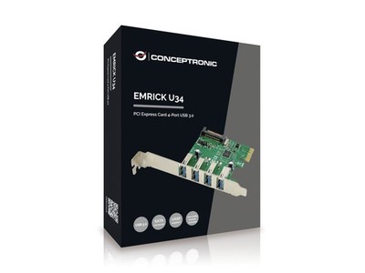Conceptronic EMRICK02G CONCEPTRONIC PCI Express Card x1 4-Port USB 3.0