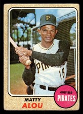 1968 Topps #270 Matty Alou - Pittsburgh Pirates (MARKED)