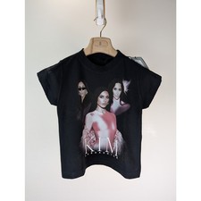 Balenciaga Kim K Shrunk T-Shirt in Faded Black BNWT Large