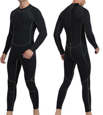 Omgear Wetsuit Men Women 3Mm Neoprene Full Body UV Protection One Piece Long Sle