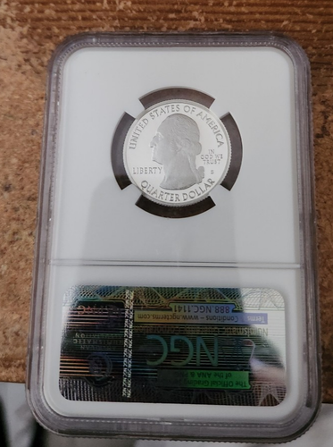 2012 s silver proof El Yunque NP quarter NGC PF 70 Ultra Cameo Early Releases - Picture 2 of 2