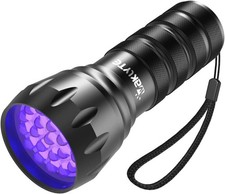 Black Light UV Light, 21 LED 395nm Flashlight, Powerful Mini