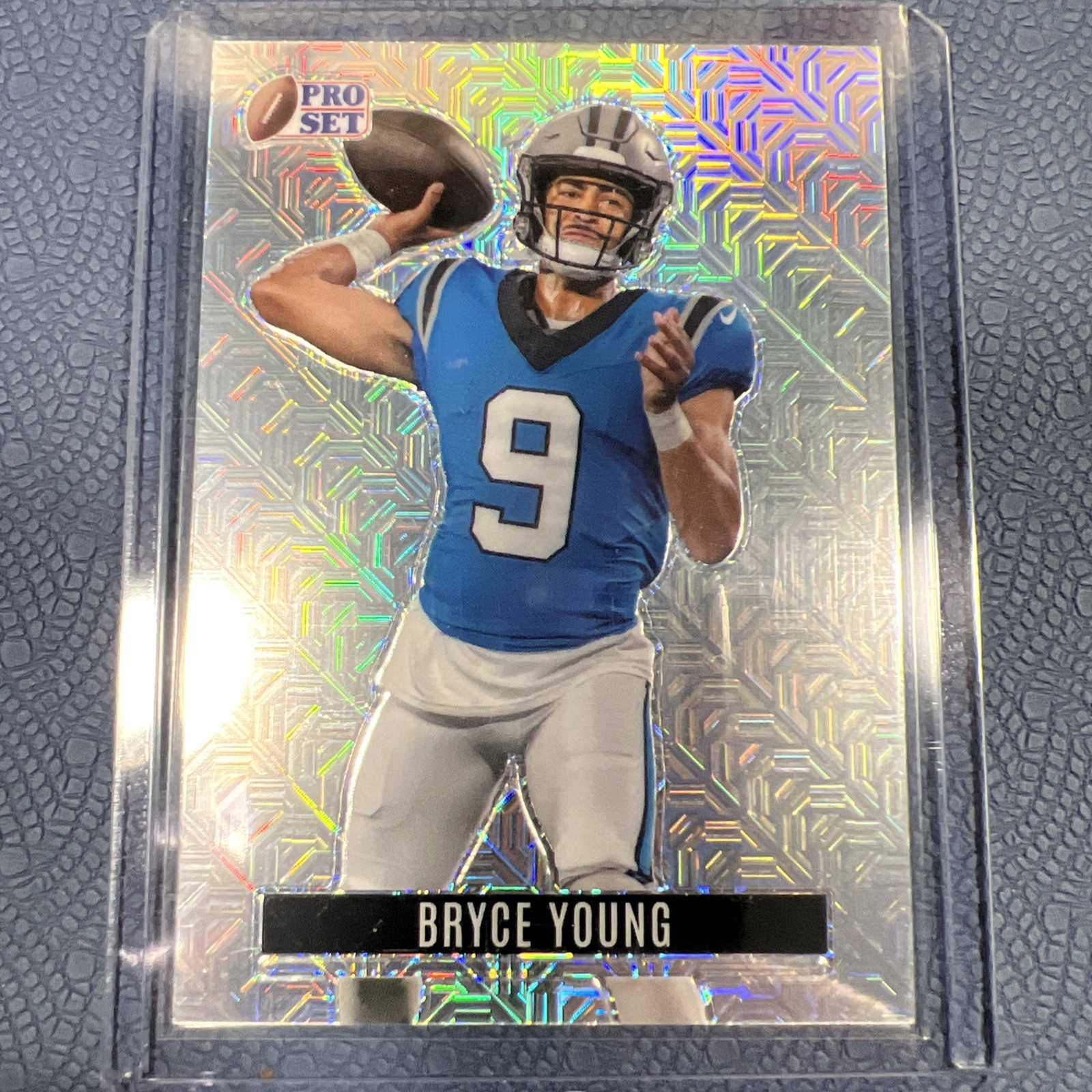 2023 Leaf Pro Set Metal - Retro Bryce Young #RB-16 Silver Mojo /9 (RC)
