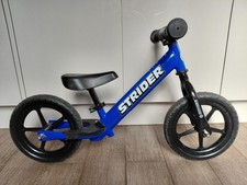 Strider 12 Sport Balance Bike - Blue Great Condition 