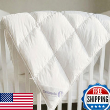 Continental Bedding Serenity Toddler Down Comforter 700 Fill Power White Down