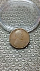 1914 S Lincoln Wheat Cent Penny F Fine Scratch                              D118