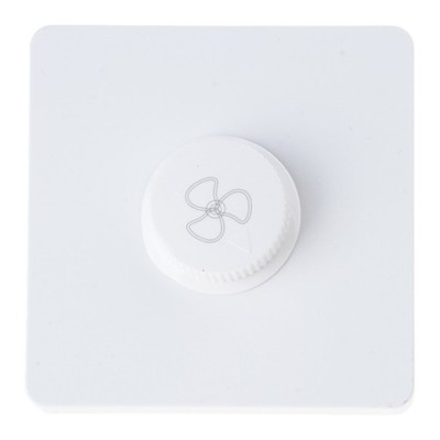 86 Type Stepless Adjustment Fan Speed Adjuster Concealed Mount for Offices Home