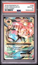 Pokemon M Venusaur EX XY Evolutions Full Art #100 PSA 10 Gem Mint on eBay