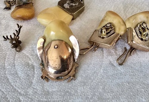 Antique Elks Organization Gold Elk Enameled Tooth Teeth Lot Of 10 14k 10k BPOE - Picture 17 of 22
