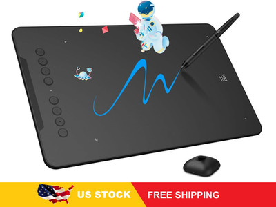 XPPen Updated Deco 01 V3 Drawing Tablet, 16384 Pressure Sensitivity, 8 Custom