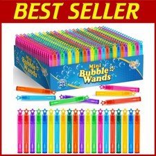 Outdoor Bubble Activities Set - 500 Mini Wands for Kids