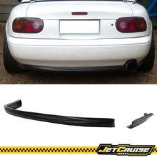 Fits 90-97 Mazda Miata Rs Style Rear Bumper Lip Spoiler Diffuser Bodykits Pu