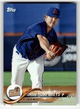 2018 Topps Pro Debut Jordan Humphreys #5 St. Lucie Mets