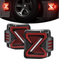 Led Tail Lights For 07-2018 Jeep Wrangler Jku Jk Sportsahararubicon Turn Signa