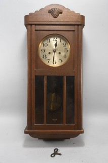 Q57M86 Orologio da parete con pendolo e chiave