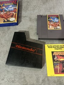 Super Spike V'Ball Nintendo Entertainment  System NES Complete CIB Manual Insert