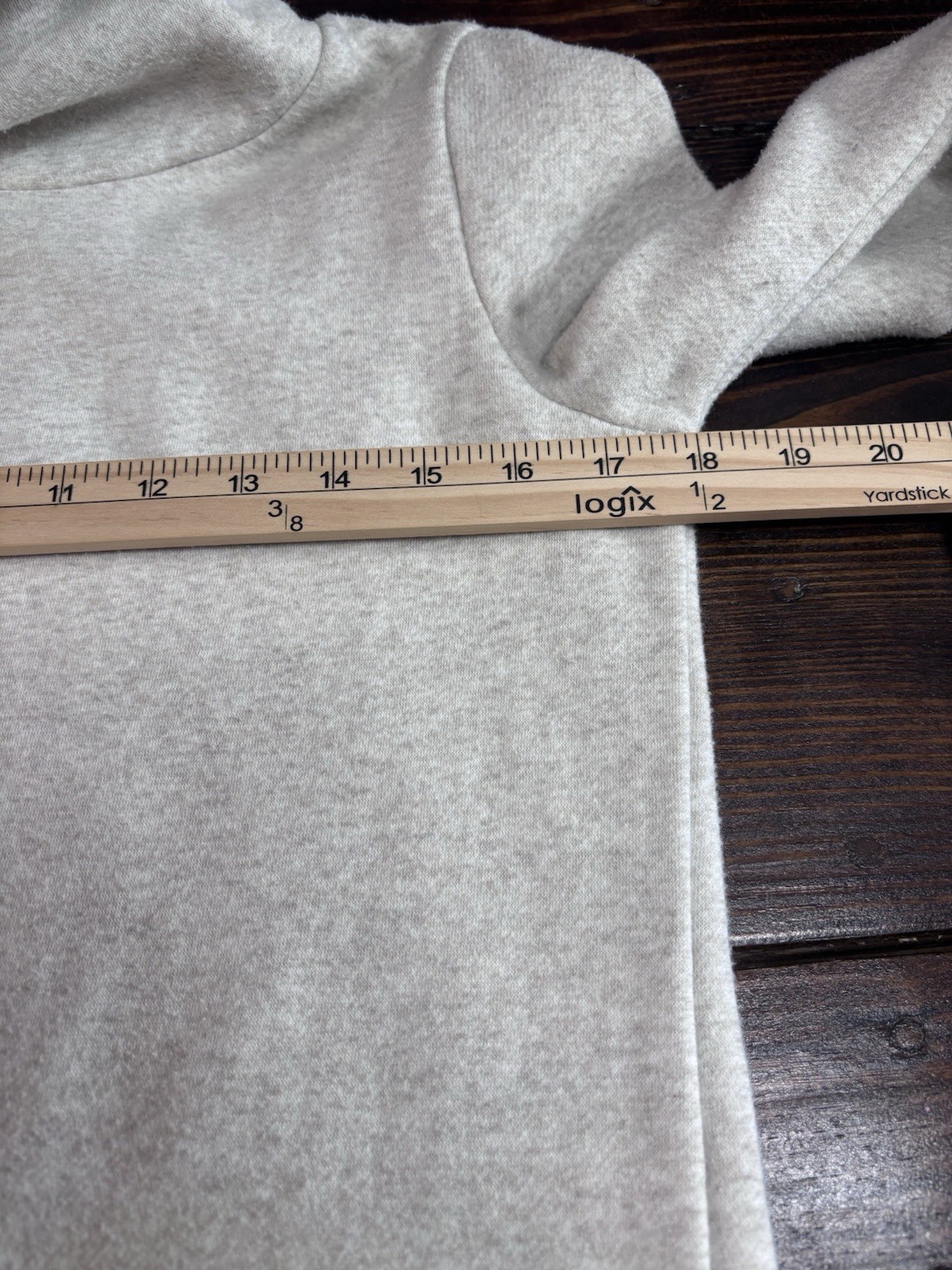 Fabletics Pullover Heather White Small Cowlneck - image 3