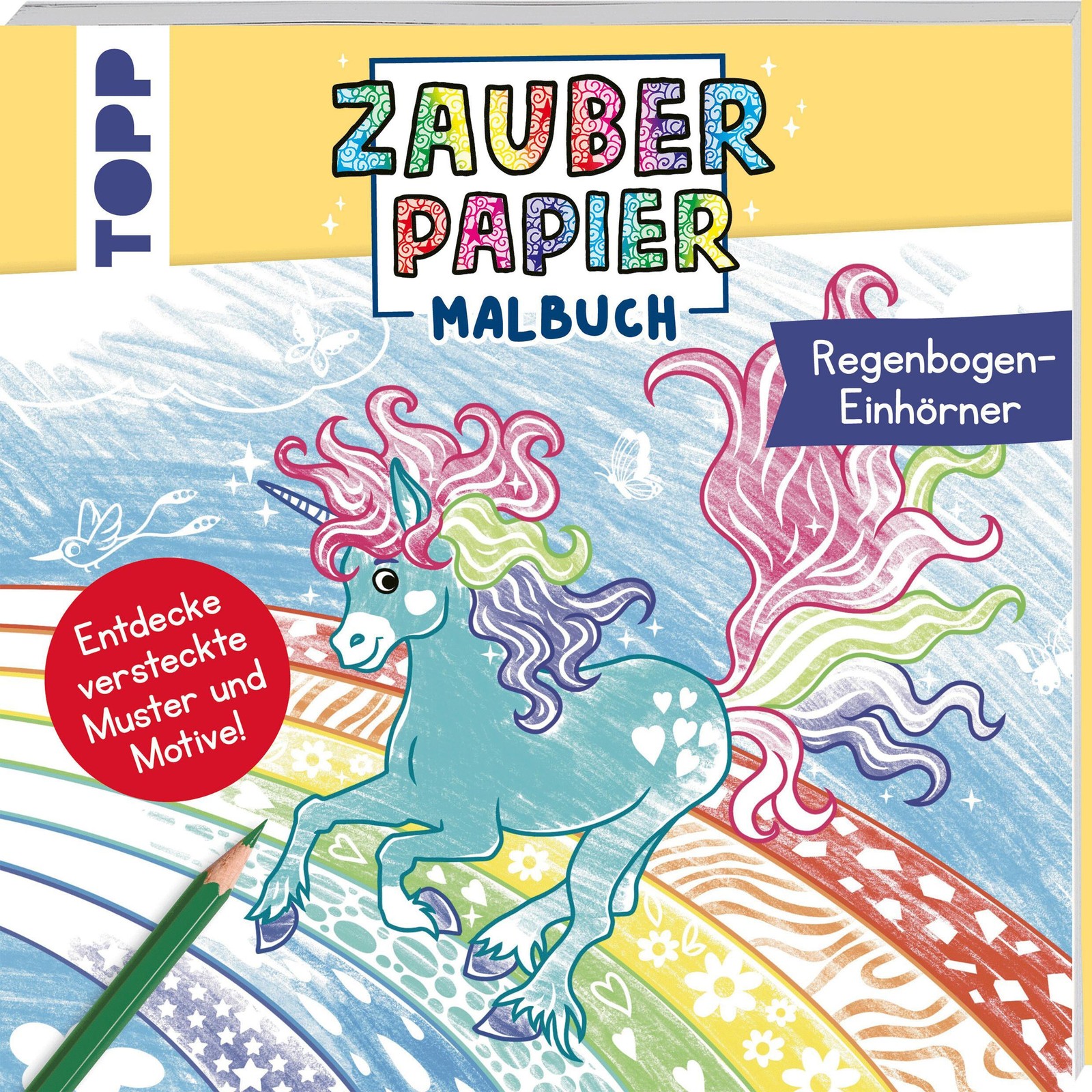 Topp Zauberpapier Malbuch Regenbogen-Einhörner - Bild 2