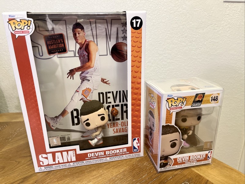 DEVIN BOOKER FUNKO POP Lot (2) #17 MAGAZINE COVERS #148 Basketball PHOENIX SUNS