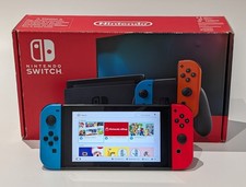 Nintendo Switch HAC-001 Handheld Console - 32GB - Neon Blue/Red Joy-Cons