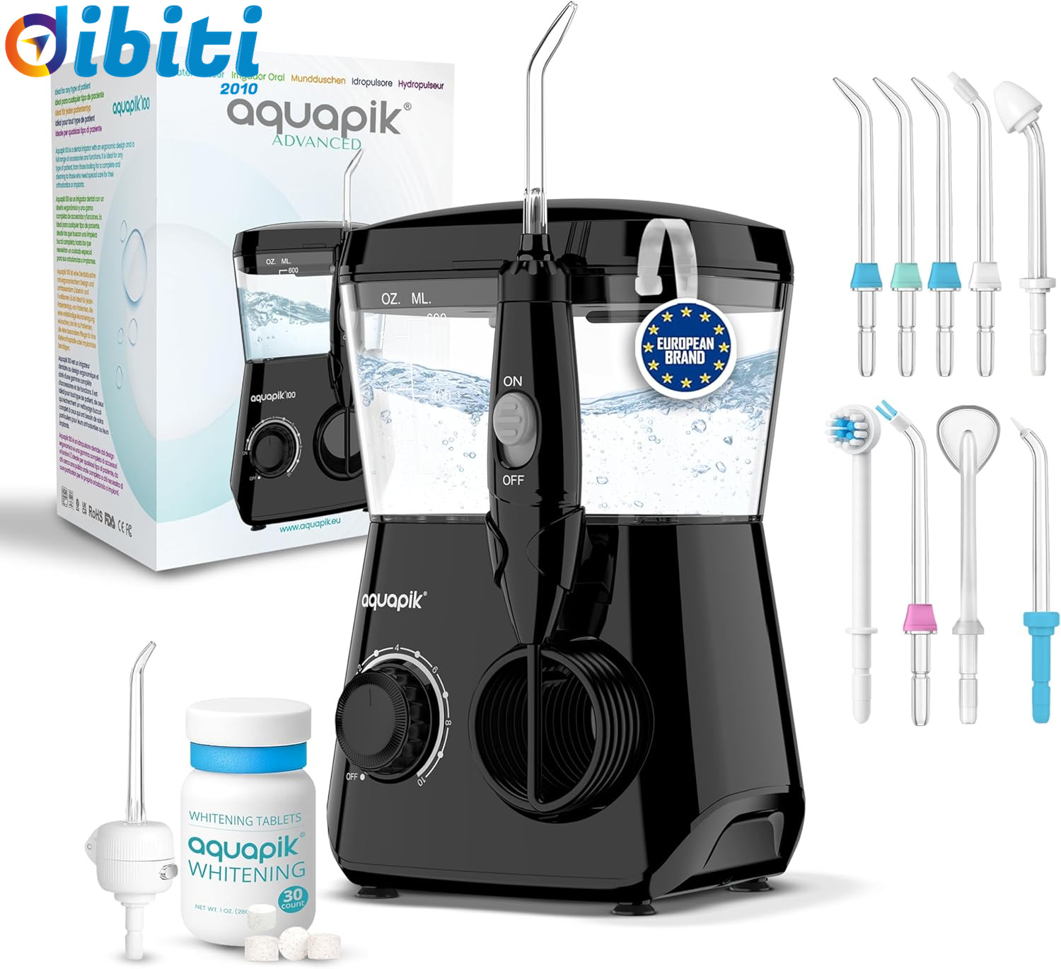 Aquapik ADVANCED: Irrigatore Orale ad Alta Precisione | 10 Livelli Pressione