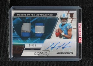 2023 Panini Zenith Copper /50 Hendon Hooker #211 RPA Rookie Patch Auto RC