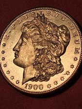 1900-0 MORGAN DOLLAR. MS+++++/GEM BU/ PROOFLIKE WITH MIRRORS OBV. & REV.