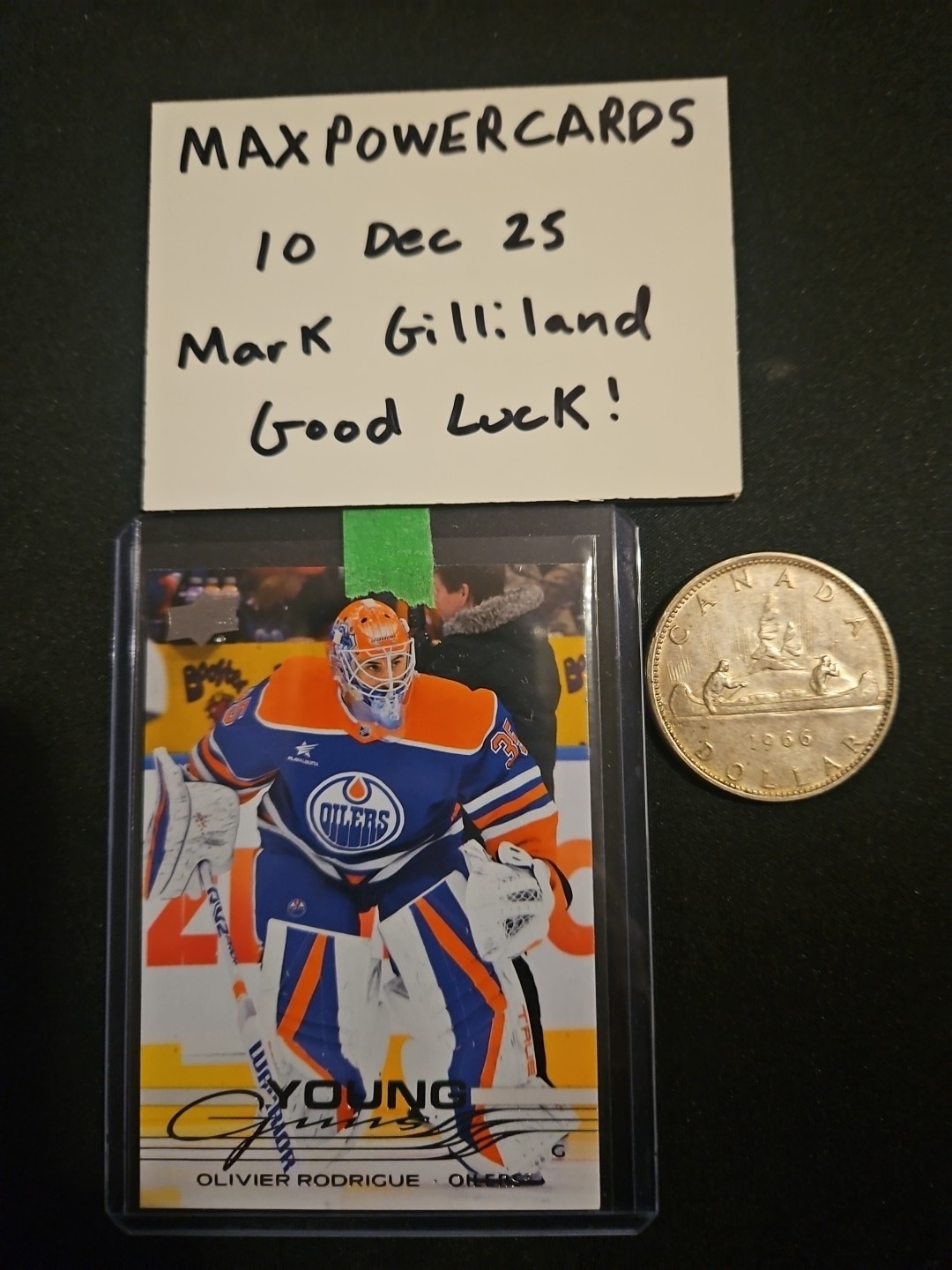 2025-26 UPPER DECK OLIVIER RODRIGUE YOUNG GUNS #203