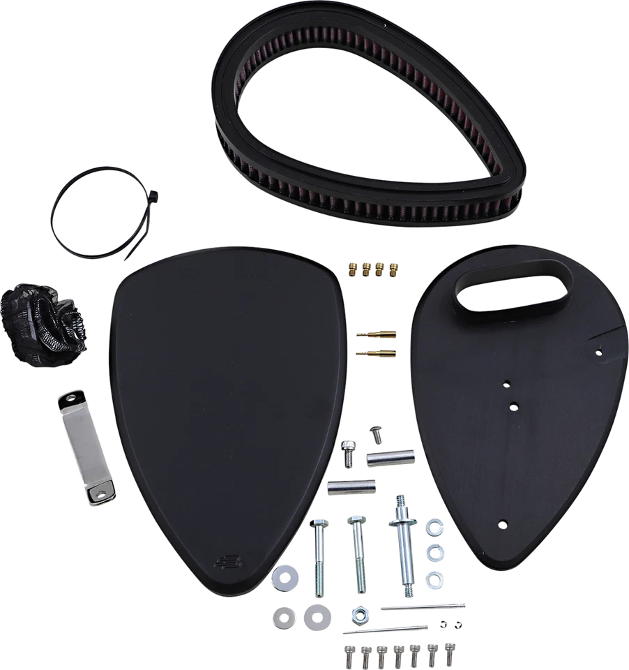 Kit Big Air BARON BA-2041-00B - Suave - Negro 99-09 XVS 1100 V-Star Personalizado Foto 3 de 3