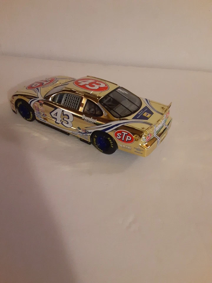 Juego de 2 coches Racing Champions 1/24 John Andretti 1998 #43 STP dorado cromo NASCAR Foto 4 de 4