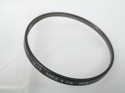 Leitz Leica UVa Filter Serie Series 8 VIII 13018 Einlegefilter + case Dose Top