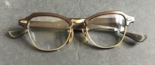 VTG Bausch  Lomb Horn Rim Eyeglasses 12K GF 4-5 1/4