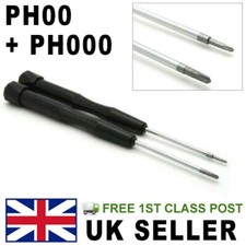 2X SCREWDRIVERS PH00 + PH000 REPAIR OPENING PHILLIPS TOOL KITS SET MOBILE PHONE