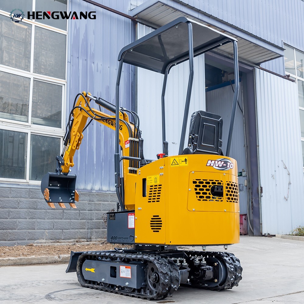 Household 1750 lb Mini Excavator With Powerful And High Digging Force B&S Engine