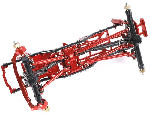 Kit Conversione Lega Completo con Passo 133 per Crawler 1/24 SCX24 Deadbolt - Foto 4 di 5