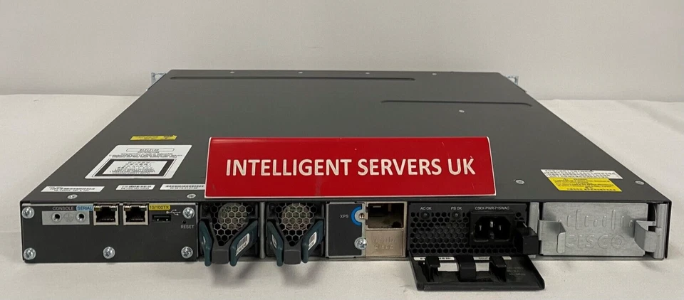 Cisco Catalyst WS-C3560X-48T-S 48 10/100/1000 Ethernet ports IP Base feature set - Image 2 of 2