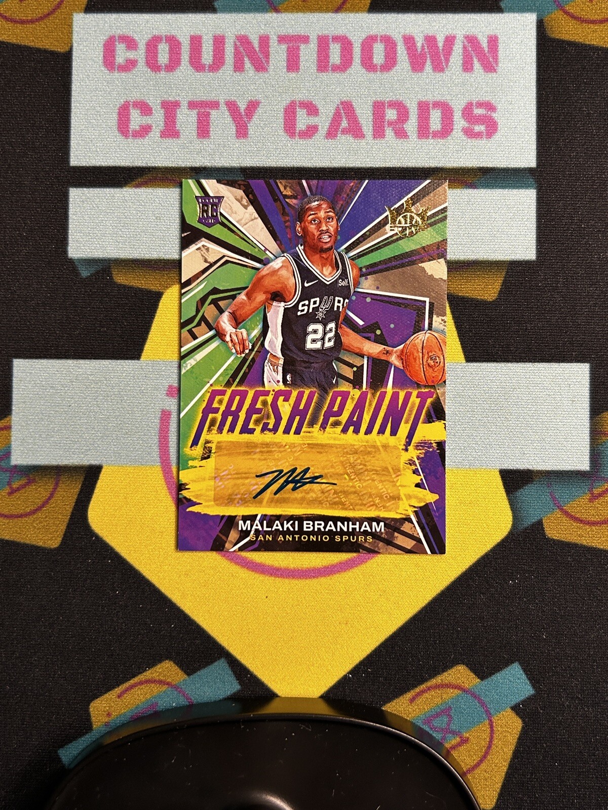 2022 Panini Court Kings Malaki Branham Fresh Paint RC ROOKIE AUTO /199 RARE