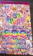 Lisa Frank 600 Stickers Aliens Kittens Dolphins Bears New