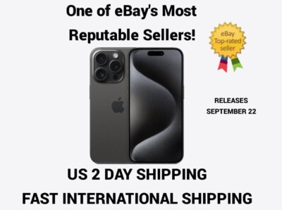 Apple iPhone 15 Pro Physical SIM Tray Black Titanium Dual Sim-Fast