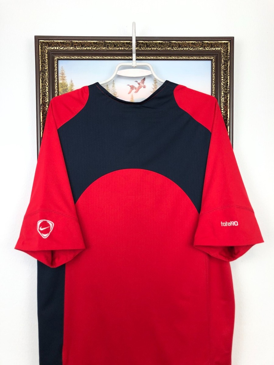 Vintage Nike Arsenal Football Shirt o2 Soccer Train Jersey Mens