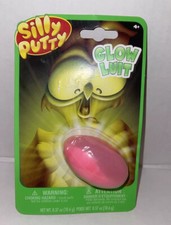 Crayola 08-0316 Silly Putty, GLOW LUiT. New In Packaging. Pink More Colors Avl
