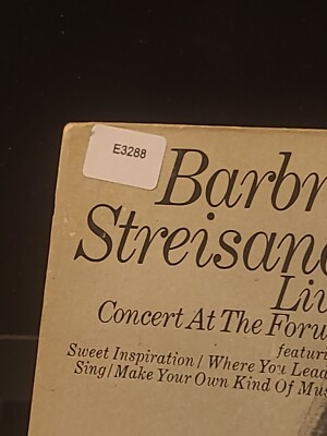 BARBRA STREISAND Live Concert At The Forum KC 31760 LP 1972