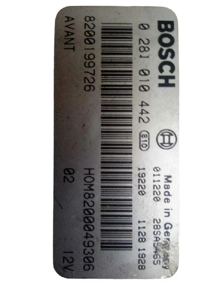 8200199726 centralina per RENAULT MEGANE I GRANDTOUR (KA0 1 ) 1.9 1999 294971 - Immagine 4 di 4