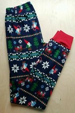 NWT HANNA ANDERSSON BLUE GNOME SWEET GNOME ORGANIC ADULT UNISEX PAJAMA PANTS XS