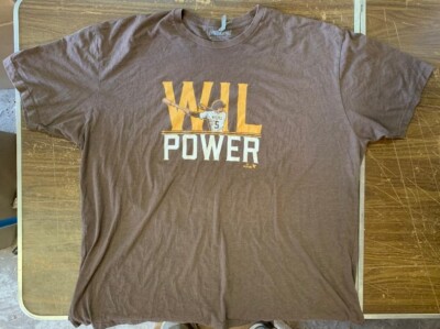 MLB Baseball Wil Myers - Wil Power T-Shirt Brown Men's Size 3XL