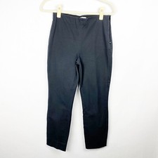 Everlane The Side-Zip High Rise Skinny Pants  Size 6 Stretch Cotton Black