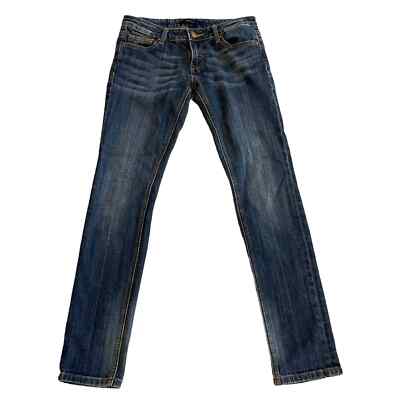 Vigoss Studio Distressed Low Rise Skinny Jeans 28