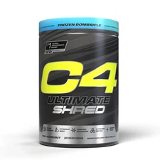 Cellucor C4 Ultimate Shred Pre-Workout Powder, Frozen Bombsicle, 20 Servings