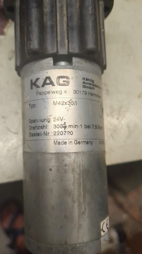 FLUID-O-TECH MG213Xps17 Gear Pump With KAG dc Motor M40X30/l 24V - Picture 3 of 4